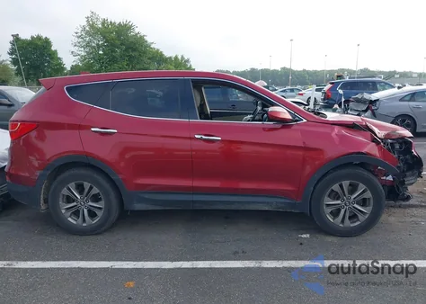 2013 Hyundai Santa Fe Sport z USA, uszkodzony, nr VIN 5XYZUDLB2DG088761